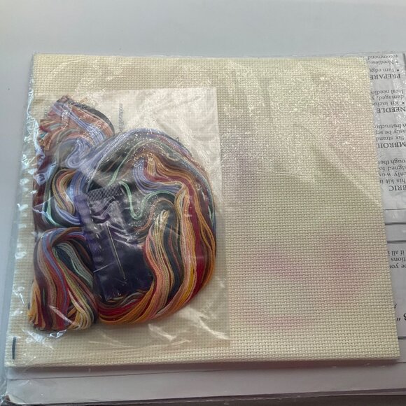 VTG 90's Bucilla Baby Bear Once Upon A Time Cross Stitch Birth Record Kit - Picture 6 of 9